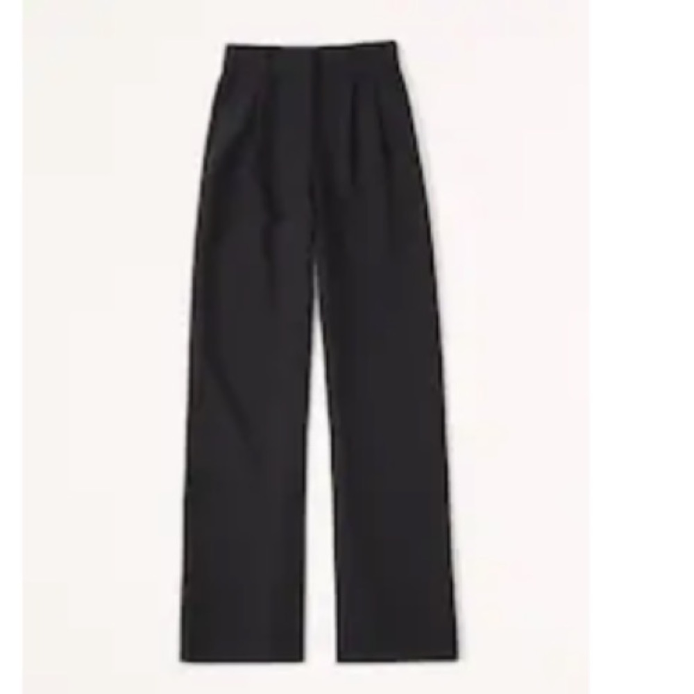 Black Abercrombie tailored trouser